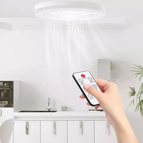 Ventilator De Tavan Cu Lampa De Iluminare 30W fasung normal E27 Cu telecomanda,verde,portocaliu sau alb