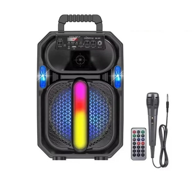 Difuzor, boxa, portabil Bluetooth Super Bass 8″ cu microfon Andowl Q-YX1510
