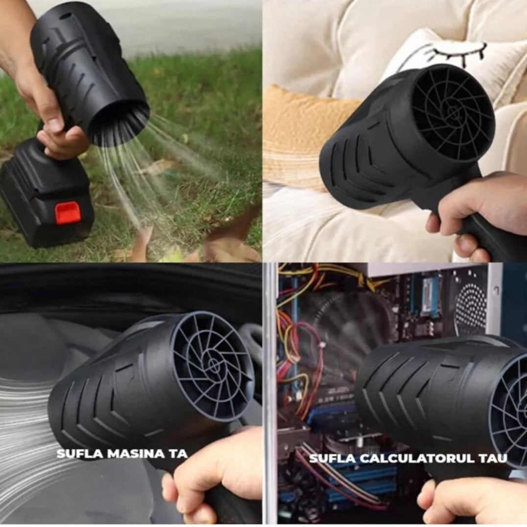 Suflanta portabila cu acumulator, 24v, super puternica,pt frunze,uscat masina, uz casnic,etc...