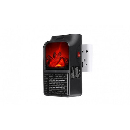 mini Aeroterma tip semineu electrica de priza 900W cu telecomanda