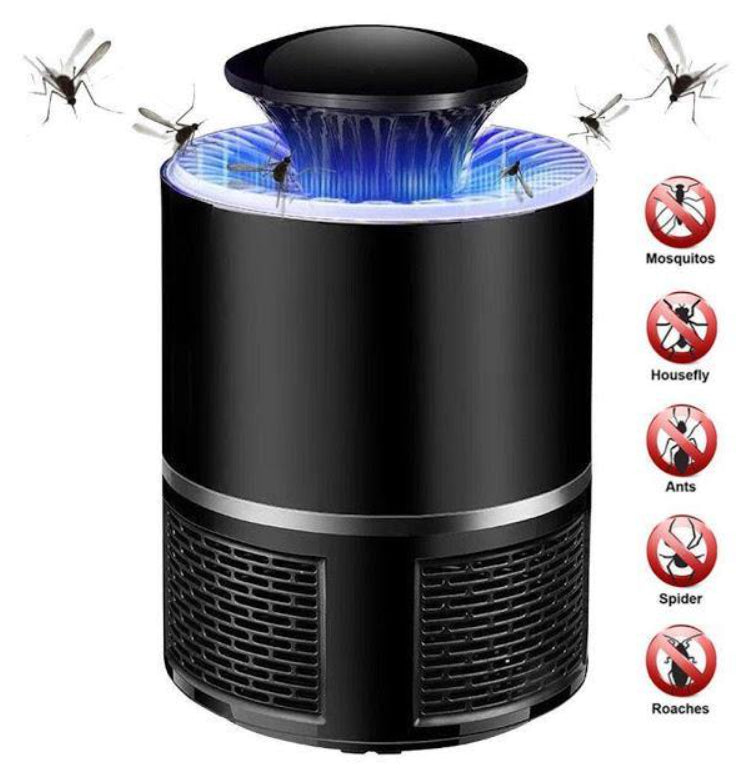 Aparat/lampa anti insecte, tantari, muste cu lumina UV si ventilator colector 5W