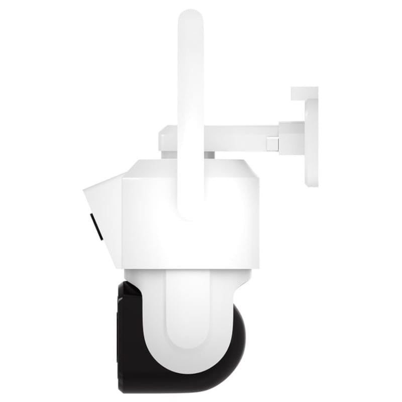 Camera supraveghere exterior cu Detector de mișcare WiFi PT210 cu două lentile/camere una fixa si una robotizata ,alb