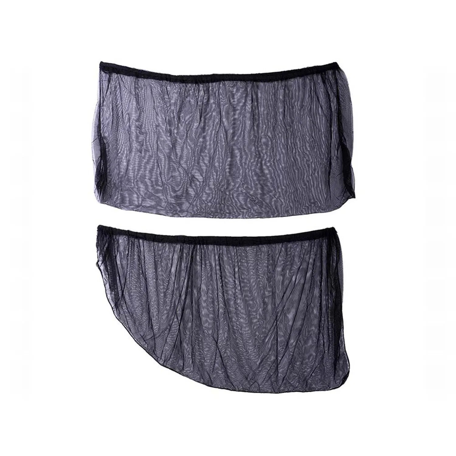 Set 2 x Parasolar auto pentru geamuri laterale, universal, negru