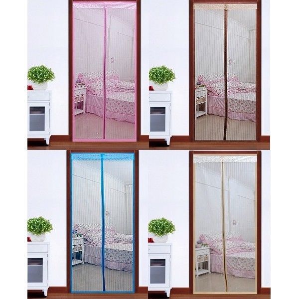 1+1gratuit 2buc x Plasa / Perdea Anti Insecte Colorata Cu Inchidere Magnetica - Magic Mesh