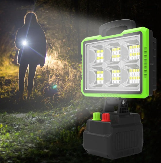 Proiector solar de 350W pentru Dumetii,Pescuit,Camping Autonomie pana la 20 ore,lumina rece/calda sau combinata