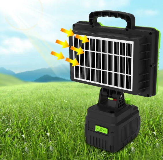 Proiector solar de 350W pentru Dumetii,Pescuit,Camping Autonomie pana la 20 ore,lumina rece/calda sau combinata