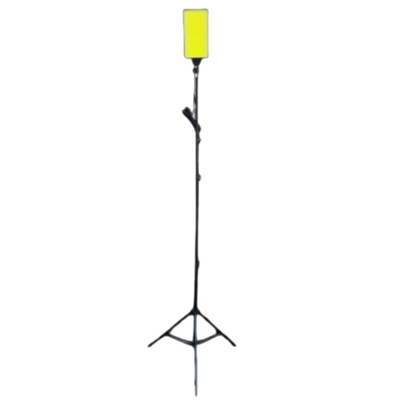 Trepied cu proiector LED cob 100w exterior Inaltime maxima 2,3m Alimentare 12v Ideal pt pescuit,camping,casa Cablu 3m lungime cu intrerupator Raza iluminare 30m