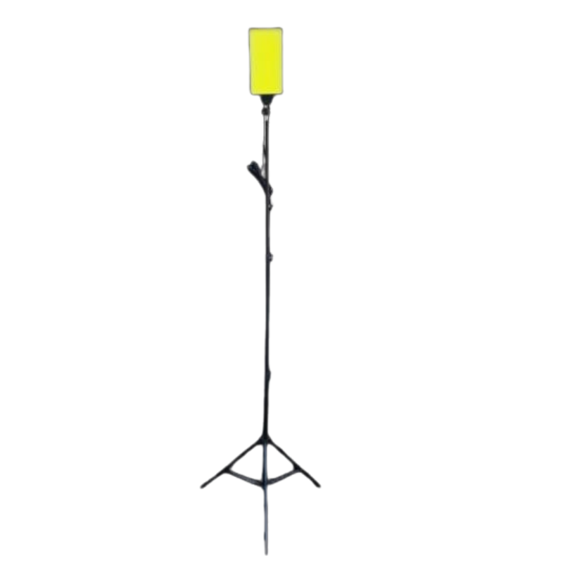 Trepied cu proiector LED cob 100w exterior Inaltime maxima 2,3m Alimentare 12v Ideal pt pescuit,camping,casa Cablu 3m lungime cu intrerupator Raza iluminare 30m