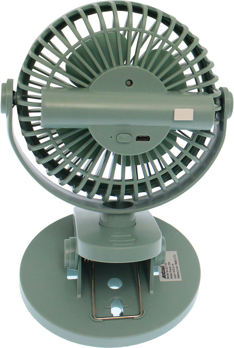 Andowl Q-T74 Ventilator USB Reîncărcabil Verde