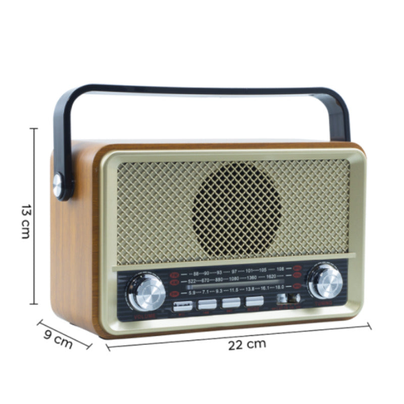 Radio FM retro fără fir MP3 portabil Bluetooth USB AUX TF Q-SY500