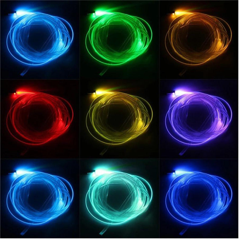 Iluminat decorativ RGB LED Strip Neon 12V Car Andowl Q-LED2801