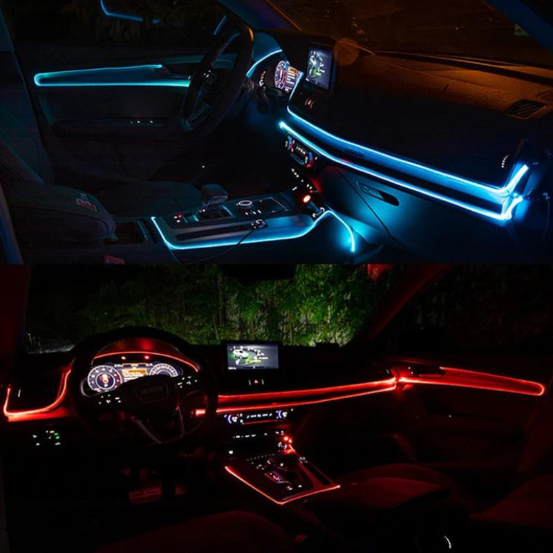 Iluminat decorativ RGB LED Strip Neon 12V Car Andowl Q-LED2801