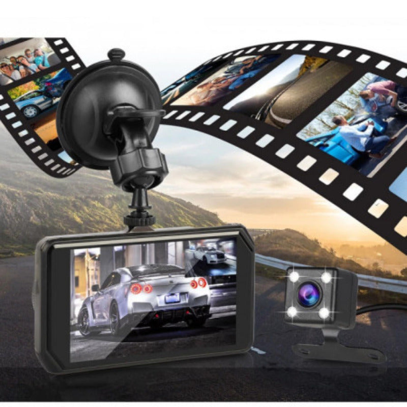 CAMERA DE BORD DUBLA DVR, QCA14, DUBLA, SUPER FULL HD, 4” +camera marsarier