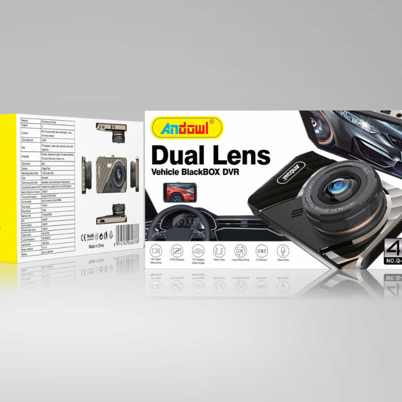 CAMERA DE BORD DUBLA DVR, QCA14, DUBLA, SUPER FULL HD, 4” +camera marsarier