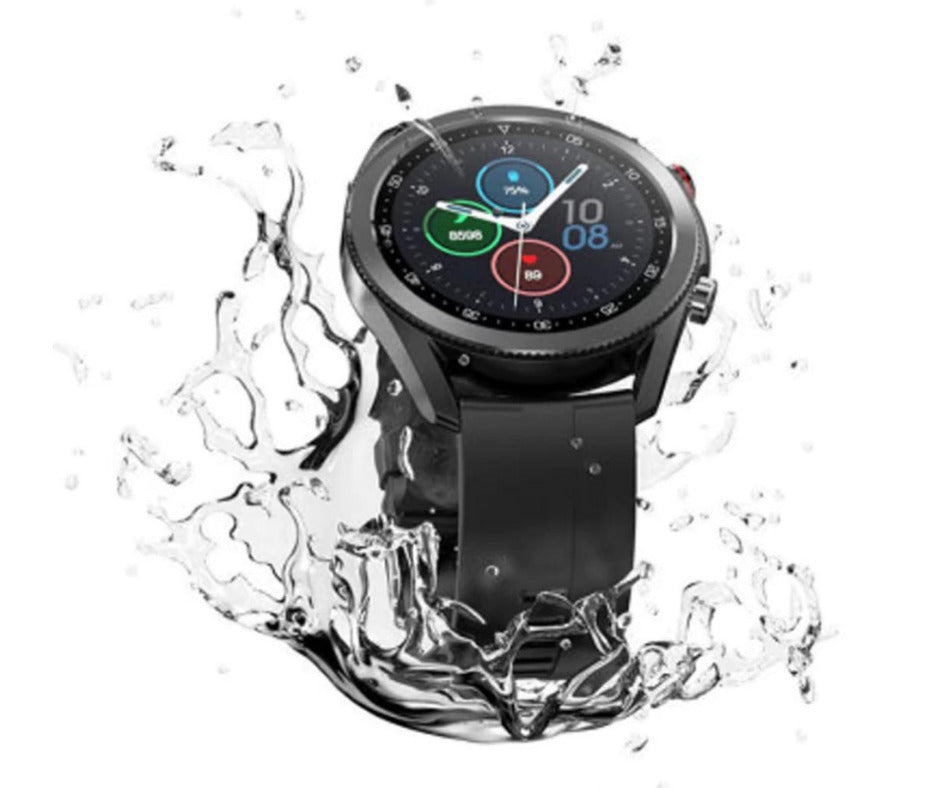 Ceas smartwatch Andowl Watch Q3, waterproof, multisport, apel bluethoot 5.0, notificari, pedometru, monitorizarea ritmului cardiac si a tensiunii, monitorizarea calitatii somnului, negru
