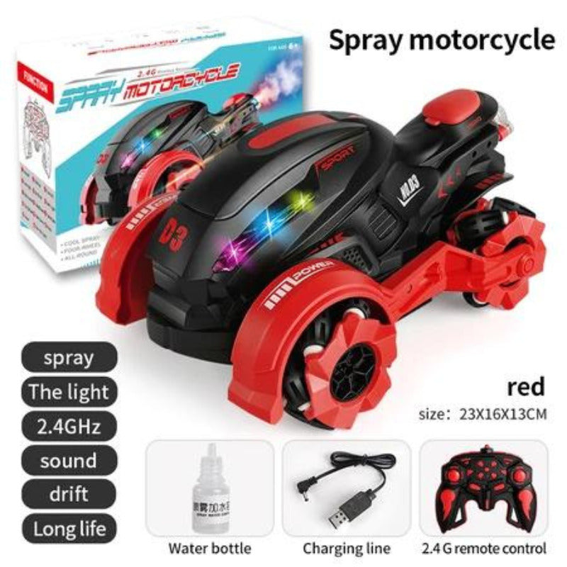 Masinuta cu telecomanda 2.4 GHz spray cu aburi sunete lumini Q-D3