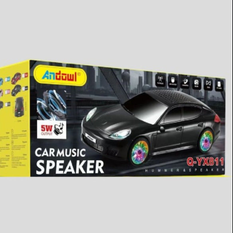BOXA fără fir în formă de mașină panamera 5w usb/tf radio mp3 q-yx811