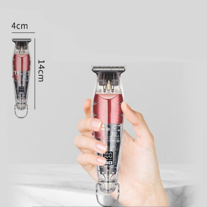 Aparat de tuns AO50011 5W lame inox accesorii incluse DESIGN TRANSPARENT