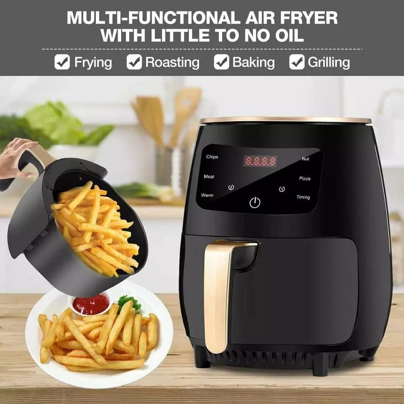 Friteuza cu Aer Cald,Fara ulei, SN-8018 Air Fryer, 2400W, LCD Touch control SONYMAX