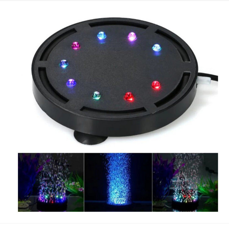 Lampa LED pentru Acvariu, cu Bule, Iluminare RGB