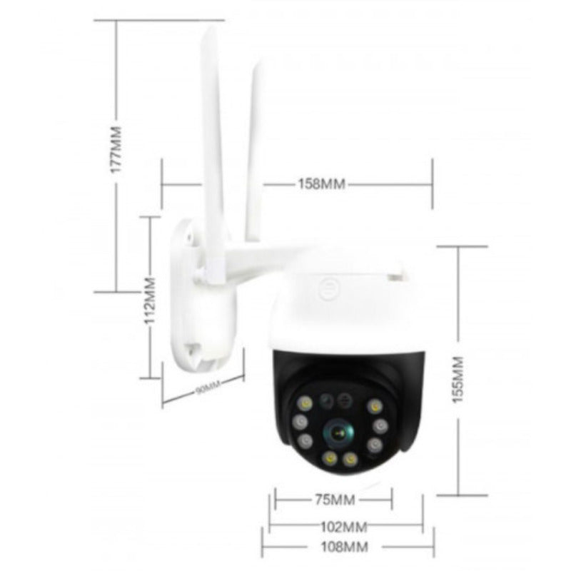 Cameră de supraveghere WiFi IP inteligentă ROBOTICA de exterior rezistentă la apă Q –S4 ANDOWL