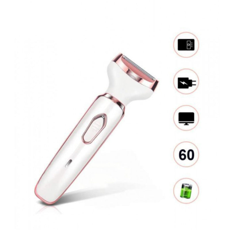 Epilator 4 in 1, Wet & Dry, 4 accesorii, cap de epilare lavabil AO 78148