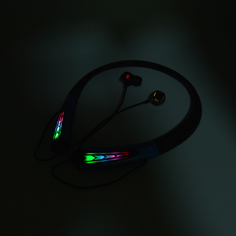LIVRARE GRATUITA Casti audio Bluetooth sport Q-EF19, LED RGB, stereo,fitness alergare