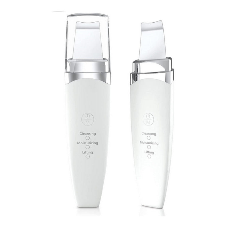Aparat de Curatare Faciala cu Ultrasunete, cu Ioni, pentru Indepartare Puncte Negre, Hidratare, Exfoliere, Curatare Ten, Antirid