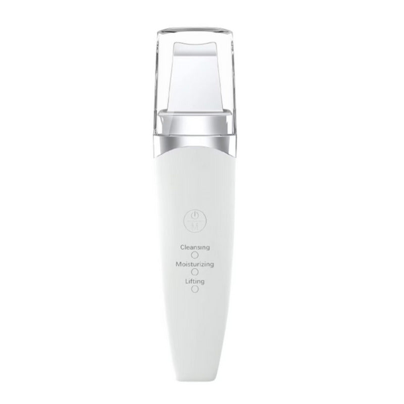 Aparat de Curatare Faciala cu Ultrasunete, cu Ioni, pentru Indepartare Puncte Negre, Hidratare, Exfoliere, Curatare Ten, Antirid