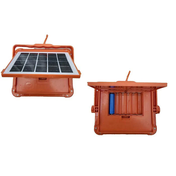 Proiector led 500W incarcare usb sau cu panou solar mobil cu acces la acumulatori