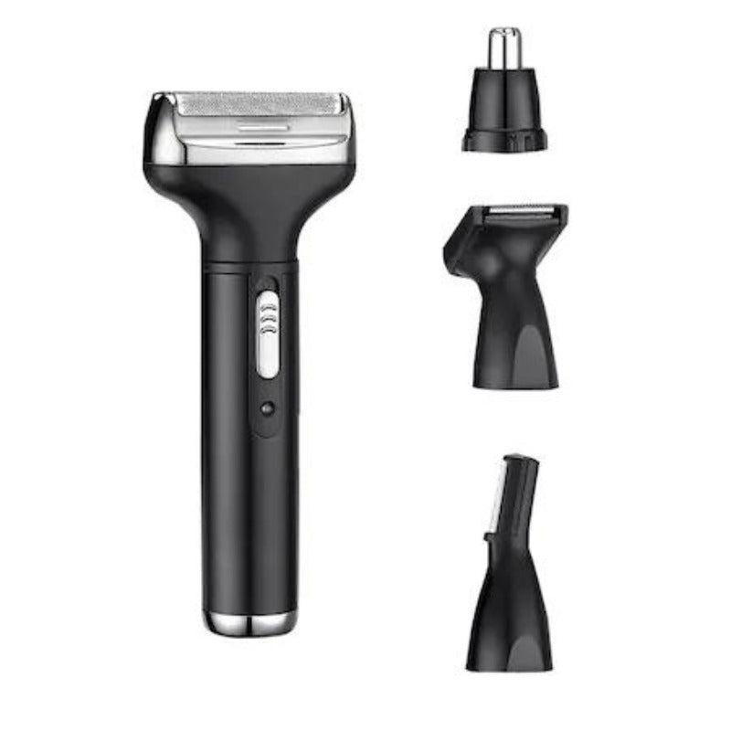 Set de Ingrijire 4in1 MEN, Aparat de Ras Corp si Barba, Tuns Sprancene, Trimmer Nas-Urechi, Rezistent la Apa, Utilizare fara Fir, Reincarcabil USB Grooming Kit 4in1 AO-78150