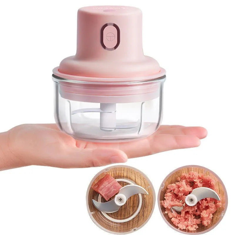 LIVRARE GRATUITA Aparat electric pentru tocat usturoi,legume,carne Q-T36