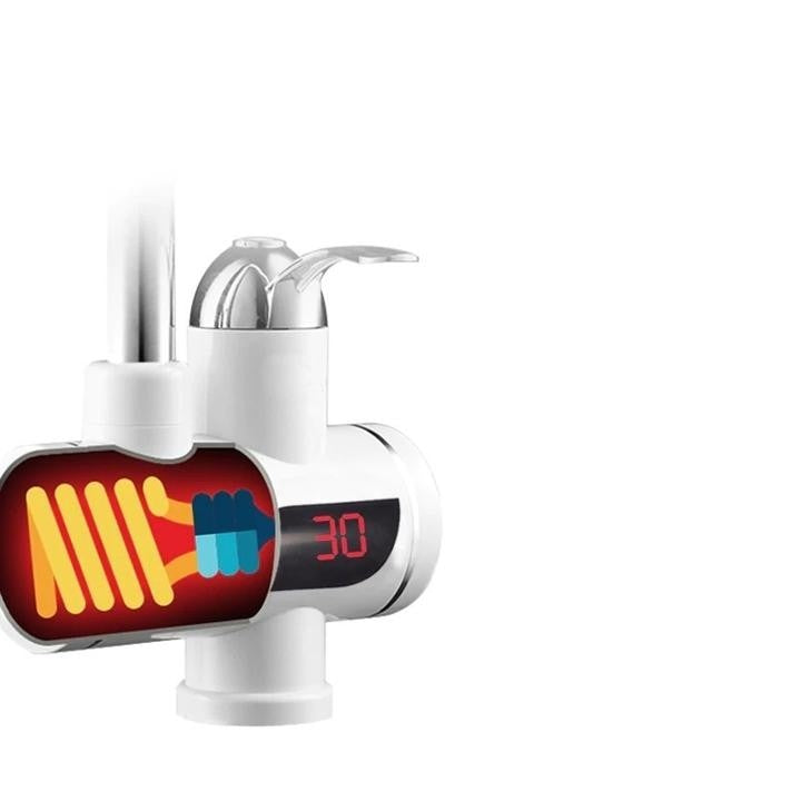 Robinet instant electric încălzire apă chiuveta, afisaj digital temperatură