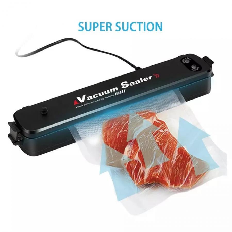 Aparat De Vidat Si Sigilat Vacuum Sealer, Tnagora®, Q-Z100, 220V, 90W, negru, 30cm negru