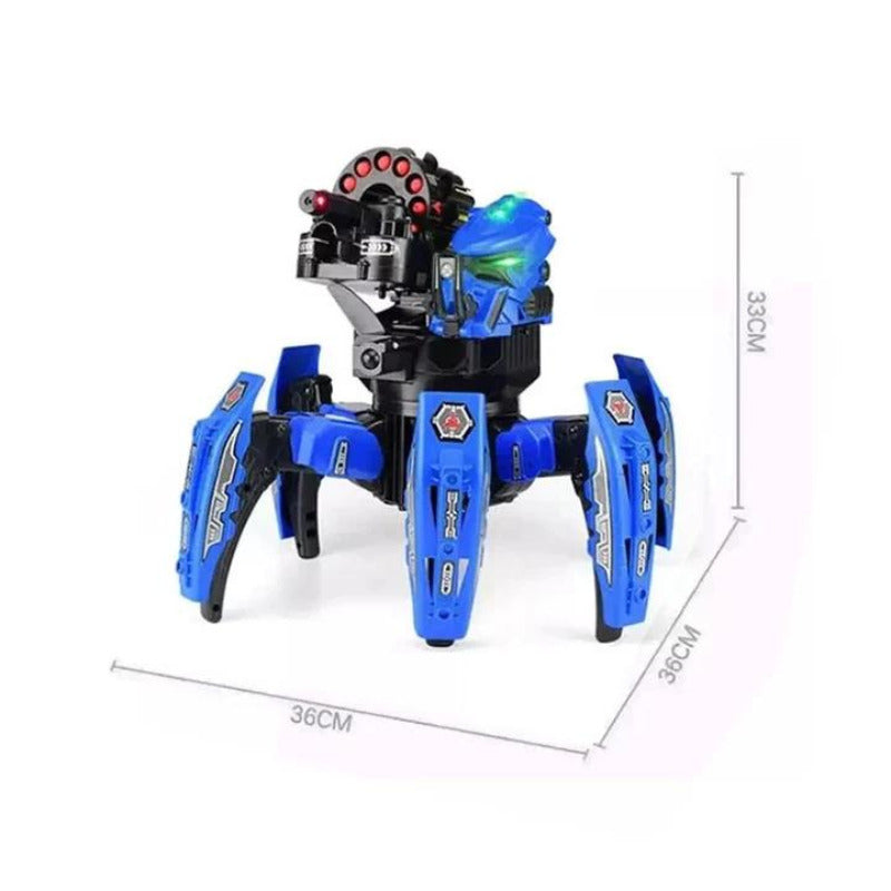 Robot de Jucarie Andowl Q9006 Telecomanda 2,4 Ghz Lansator de Proiectile