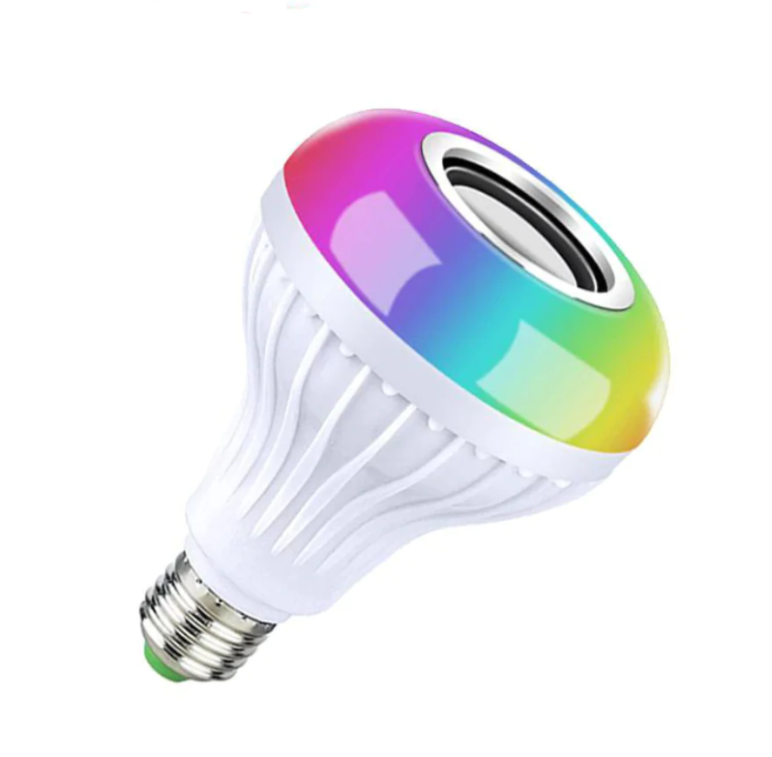 Bec led cu difuzor, Bluetooth si telecomanda