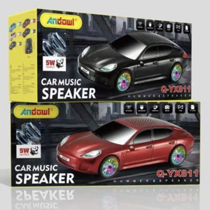 BOXA fără fir în formă de mașină panamera 5w usb/tf radio mp3 q-yx811