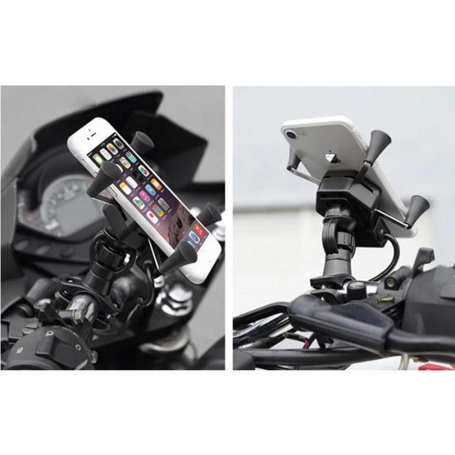 Suport telefon mobil ghidon moto JC-08 ANDOWL