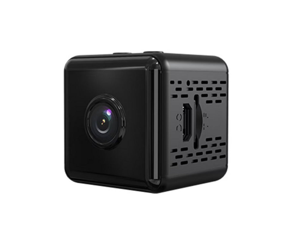 Mini Camera Video Wireless, Rezolutie Ultra HD, Unghi Vizionare 150°, Functie Foto, Vedere Nocturna, Senzor Miscare, Suport Card Memorie, Negru