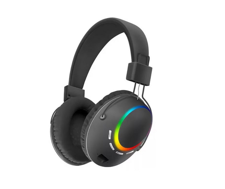 Casti Gaming Wireless, Stereo, Lumini RGB, Tehnologie Sunet 4D, Slot pentru Card de Memorie, Ajustabile