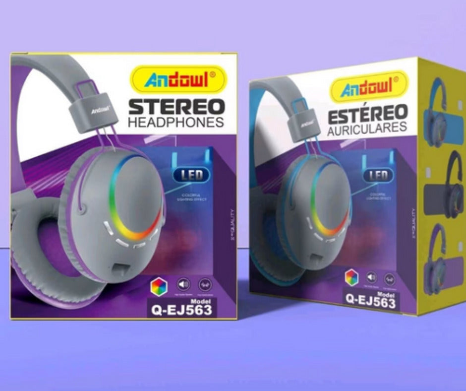 Casti Gaming Wireless, Stereo, Lumini RGB, Tehnologie Sunet 4D, Slot pentru Card de Memorie, Ajustabile