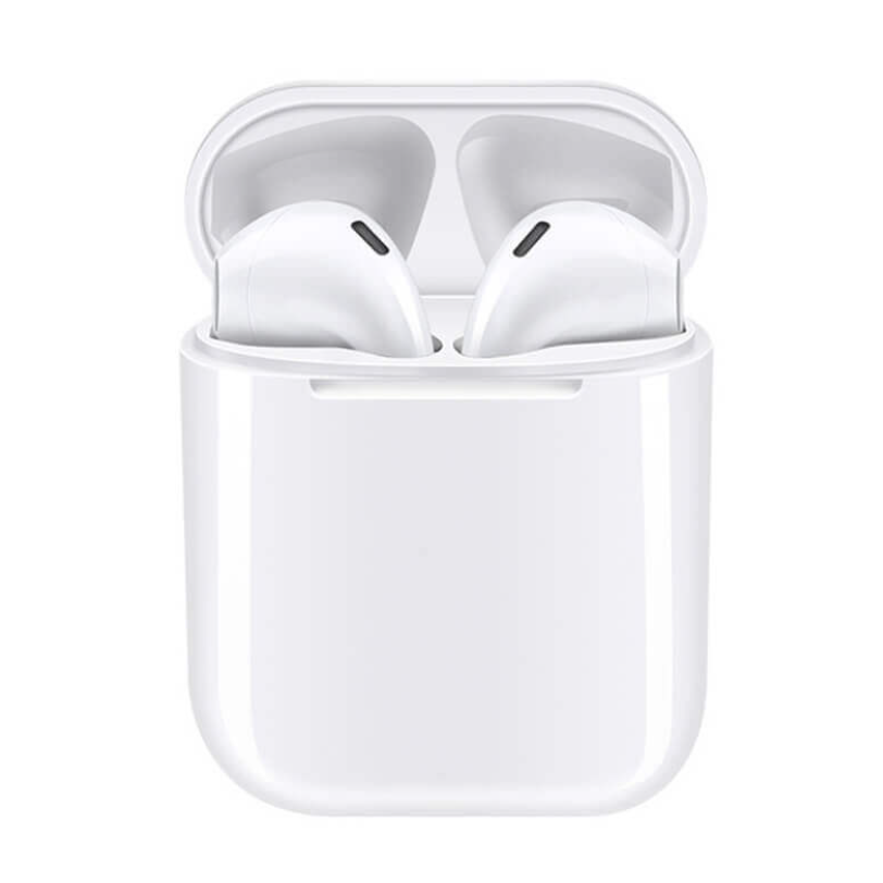 Casti wireless TWS i12, Bluetooth 5.0, Touch, Compatibile Android & iOS Alb,Roz,Albastru,Verde,Galben