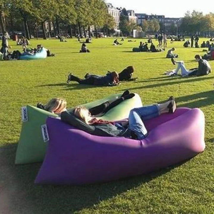 Saltea gonflabila portabila 180x70 tip sezlong pentru plaja,piscina sau aer liber