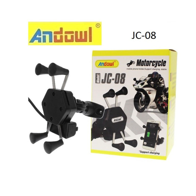Suport telefon mobil ghidon moto JC-08 ANDOWL