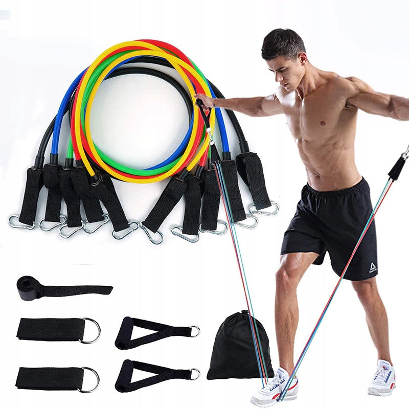 SET 5 Corzi elastice din latex cu accesorii