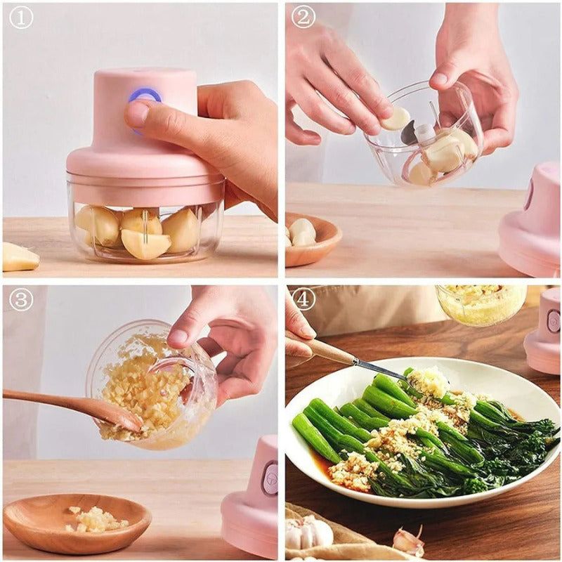 LIVRARE GRATUITA Aparat electric pentru tocat usturoi,legume,carne Q-T36