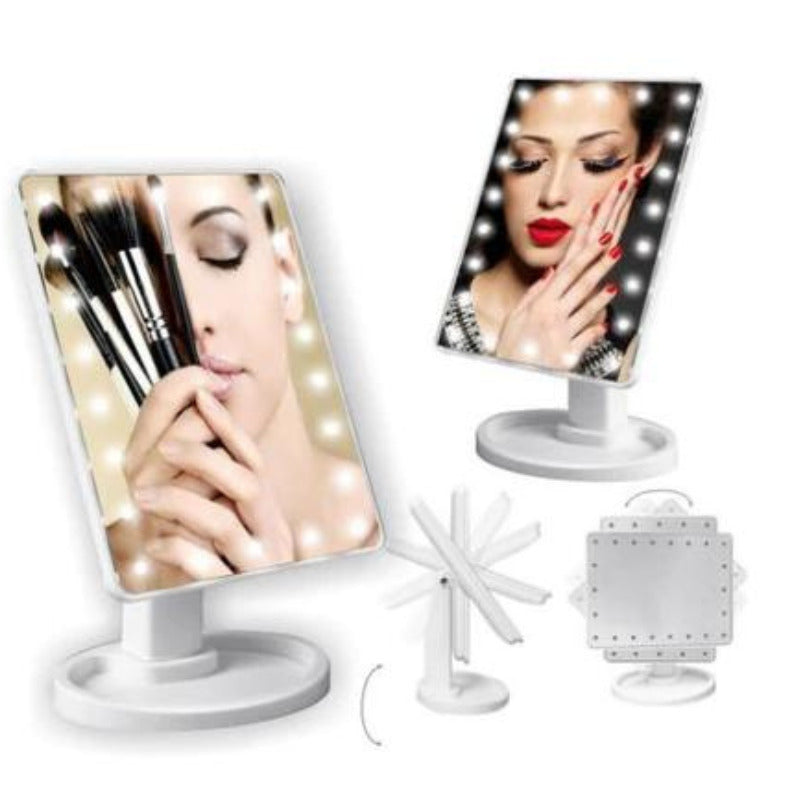 Oglinda make-up iluminata LED pentru machiaj Andowl Q-LM10