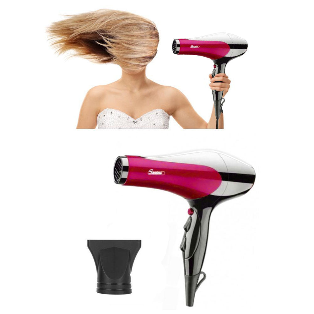 Uscator de par profesional F662, 2 modele, 2200W feon roz sau albastru