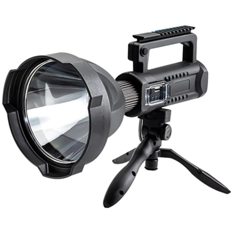 Lanterna Led 2000LM Reincarcabila la usb cu maner 4 faze tripod P50 W591 distanta 500m