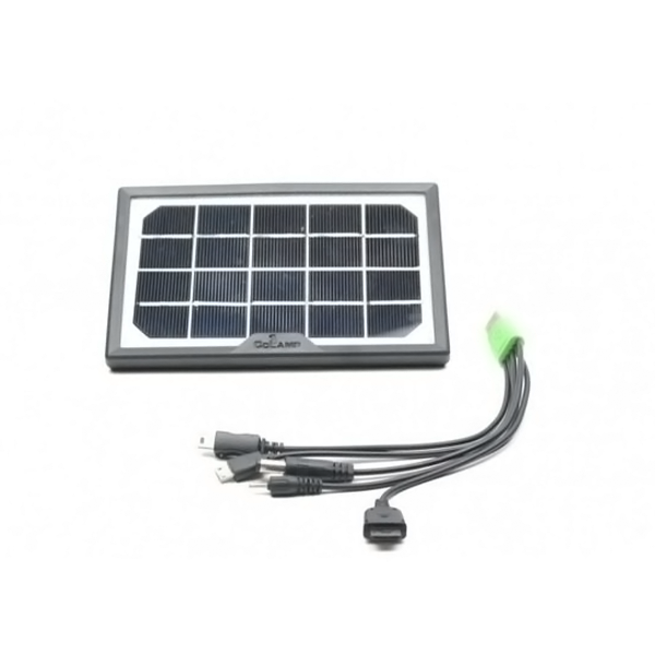 Panou solar portabil CcLamp, Incarcator integrat de baterie solara CClamp , baterii externe, lampi si lanterne, Putere 4W, CL-650WP
